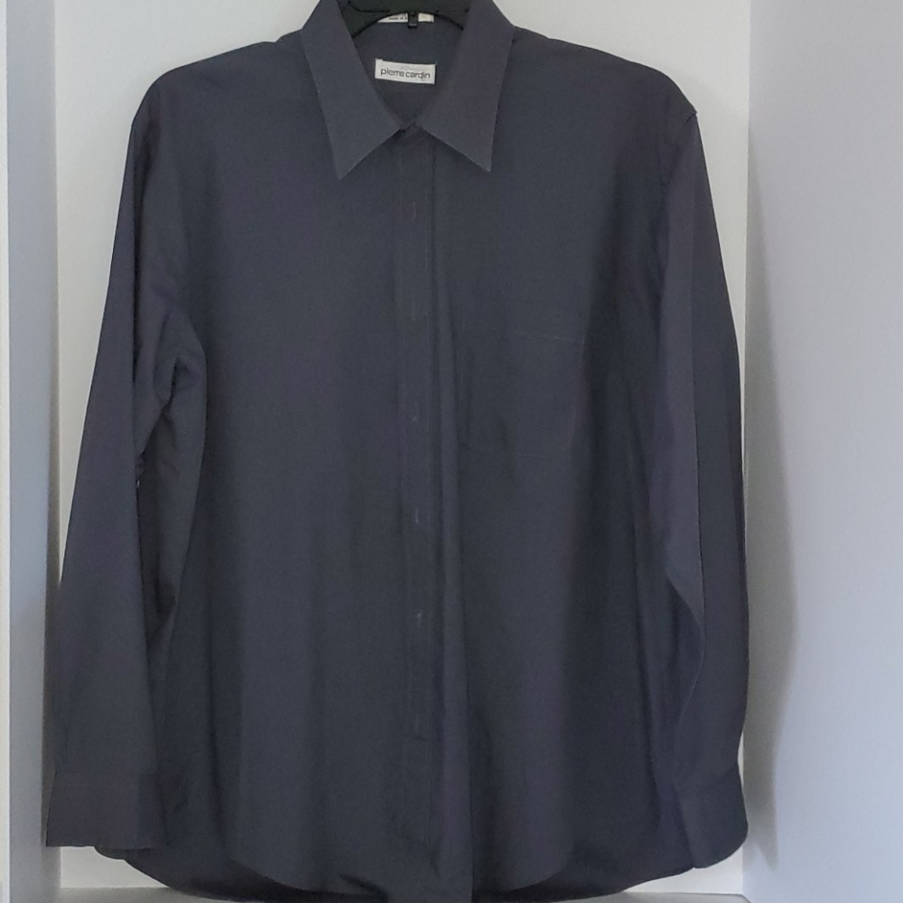 Pierre Cardin Men's Dress Shirt Sz 17 1/2